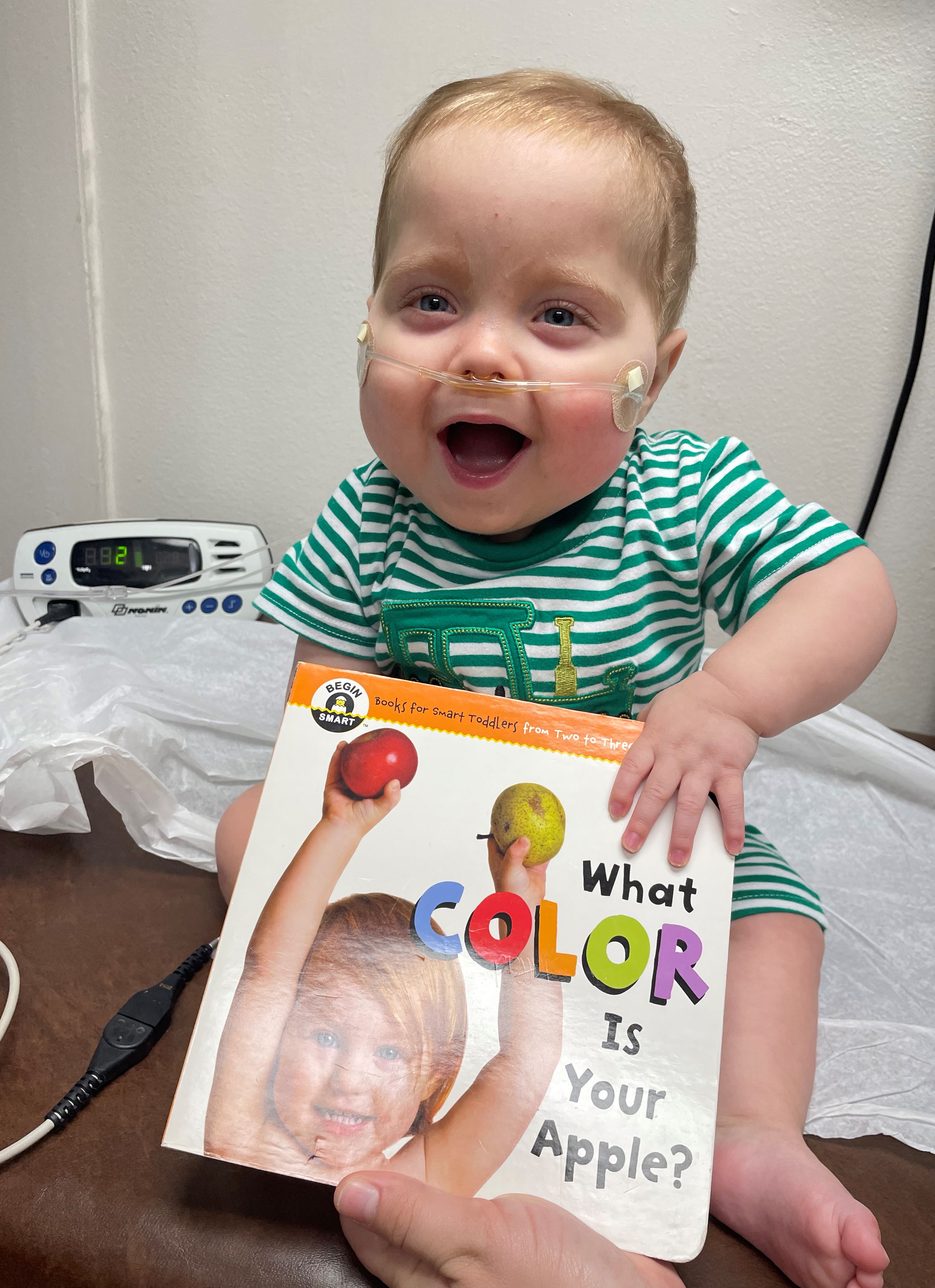 Healthy Living Literacy infant book.